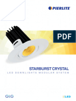 Pierlite STARBURST CRYSTAL LED DOWNLIGH Brochure