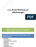 Uso de Los Fármacos en Oftalmología