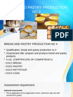 Bread and Pastry Production NC Ii