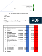 External Kitchen Construction Progress Bill