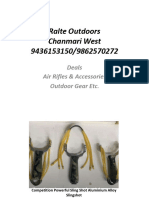 Ralte Outdoors Product List