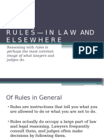 Unite - 2 Rules in Law and Elsewhere