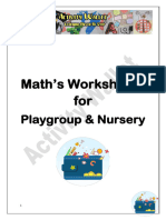 Maths Worksheets For Playgroup-Color