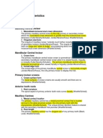 PrimaryToothMorphology UniqueCharacteristics