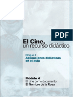 El Cine, Un Recurso Didáctico Bloque II Aplicaciones Didácticas en El Aula (El Nombre de La Rosa)