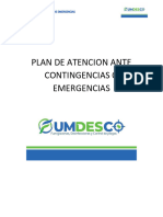 Plan de Atencion A Emergencias