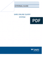 GEN GEN 51 G01 SARS Online Query System External Guide