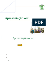 C) Apresentações Orais