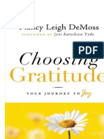 CHOISIR LA GRATITUDE, VOTRE CHEMIN VERS LA JOIE - Nancy Leigh DeMoss