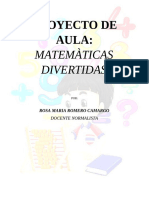 Proyecto de Aula Matematicas Divertidas