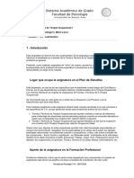 Sistema Académico de Grado Facultad de Psicología: 1 - Introducción