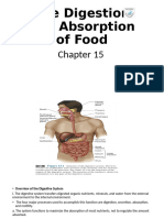 Chapter 15 The Digestion and Absorption of Food