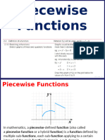 FM Functions Piecewise Functions