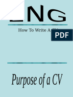 CV Writing