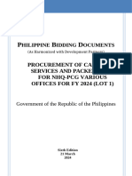 BIDDOC Procurement of Catering Services and Packed Meals For NHQ-PCG Various Offices For FY 2024