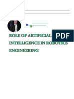 Role of Artificial Intelligence in Robotics Engineering