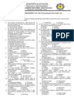 Diagnostic Test-TLE 10