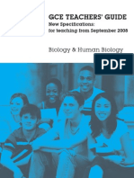 Wjec Biology Spectificaion