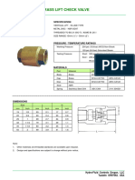 Brass Lift Check Valve A125TB-RCH