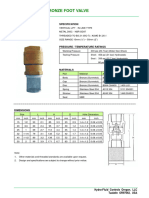 Bronze Foot Valve A150TG-RFO