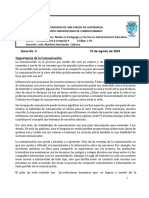 Tema No. 4 Importancia de La Comunicación 2024