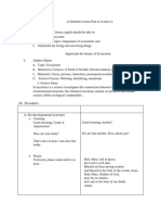 A Detailed Lesson Plan in Science 4 Aquamarine