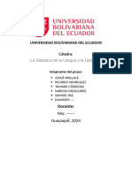 El Enfoque Integrador de Las Macro Habilidades de La Lengua