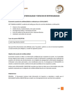 Acuerdo Confidencialidad y Exencion de Responsabilidad Villaverde