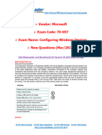 (Mar-2017) New PassLeader 70-697 Exam Dumps