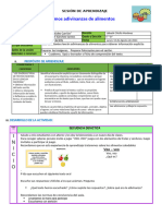 D1 A1 SESION COM. Leemos Adivinanzas de Alimentos