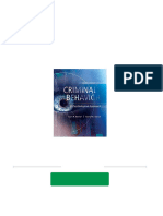 (PDF Download) Criminal Behavior: A Psychological Approach (11th Edition) Fulll Chapter