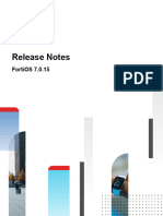 Fortios v7.0.15 Release Notes