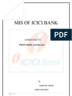 MIS of ICICI Bank Final