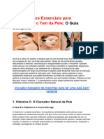 Documento Sem5 Ingredientes Essenciais para Uniformizar o Tom Da Pele: O Guia Completo Título