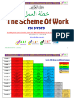 Scheme of Work For Arabic As An Additional Language Part-1