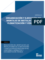 Unidad 4 - Organizacion y Ejecucion Del Montaje de Instalaciones de Climatizacion y Ventilacion