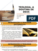 Cap. 1 - Teologia, A Doutrina de Deus