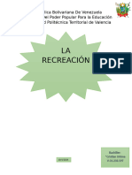 Qué Es La Recreación