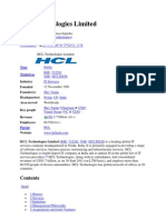 HCL Technologies Limited