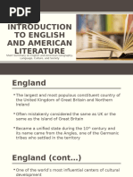 Introduction To English and American Literature