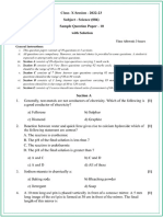 Science Sample Paper - 10 - 1