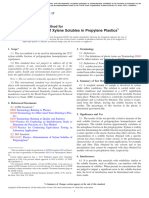 Determination of Xylene Solubles in Propylene Plastics: Standard Test Method For