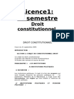 Droit Constitutionnel