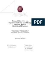 Alessandro Attanasi - Competition Between Superconductivity and Charge Density Waves: The Role of Disorder