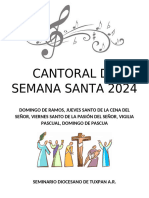 Cantoral Semana Santa 2024