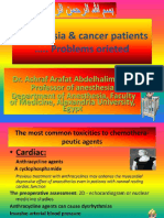 Anesthesia and Cancer Patiently Problem Oriented