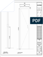 Detail Pintu Single Shop Drawing