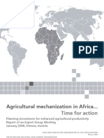 Agricultural Mechanization in Africa