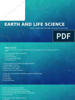 Earth and Life Science Q1-Lesson 1