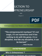 ENTREPRENEURSHIP